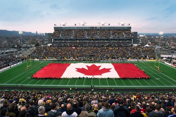 Largest canadian flag